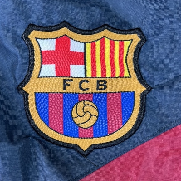 Unisex Youth FCBARCELONA  Lightweight Windbreaker Jacket - Picture 1 of 11